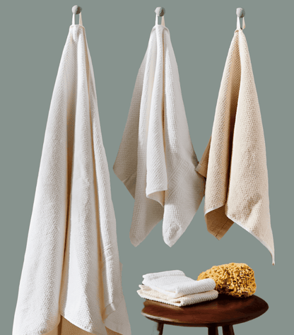 Lot de serviettes spa | 55% chanvre 45% coton bio