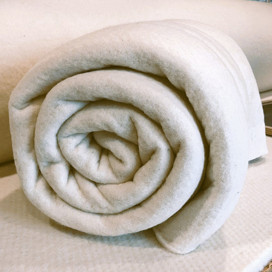 Tapis de yoga en feutre de laine pure - Laine cultivée et cardée au Canada